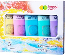 Zestaw farb akrylowych 5 szt x 75 ml