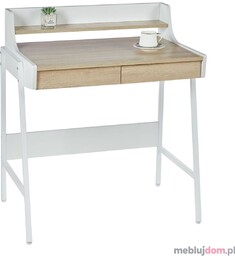 Biurko BX14-FX Dąb sonoma + Biały