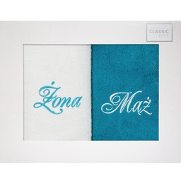 Eurofirany Zestaw ręczników Żona i Mąż (2 sztuk)