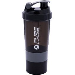 PURE2IMPROVE Shaker 7095732 Czarno-szary (500 ml)