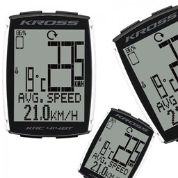 Kross, Licznik rowerowy, KRC 414BT, BT4.0, czarny