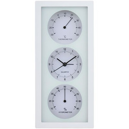 ARTICASA Budzik 26 cm Biały