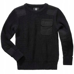 Sweter dziecięcy Brandit Bw Pullover Black 170/176