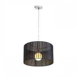 GLAMOUR 35/20 lampa wisząca czarna 230V E27 28W