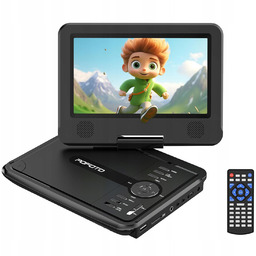 Przenośny odtwarzacz DVD z tunerem telewizyjnym 7" Bateria