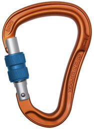 Karabinek wspinaczkowy SINGING ROCK Bora Screw orange/blue