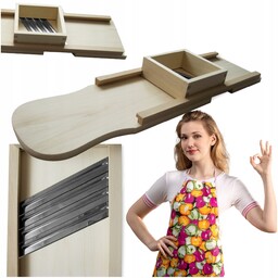 Szatkownica Do Kapusty Warzyw Drewniana Duża Solidne Wykonanie