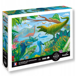 Puzzle 200 elementów Dinozaury Calypto