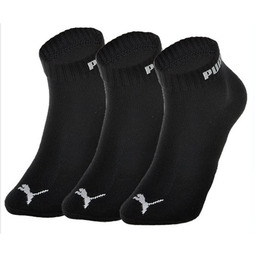 STOPKI Skarpety PUMA QUARTER czarne 3 pary