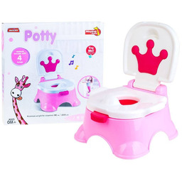 Grający Nocnik Tron dla króla królewny 2w1 ZA2191