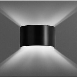 Emibig FOLD BLACK 950/2 kinkiet lampa ścienna półokrągły