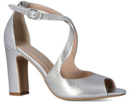 Sandałki na słupku z paskami - KOTYL 5905