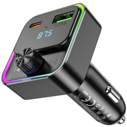 Ładowarka + Transmiter Bluetooth HOCO E81 2x USB