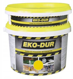 Farba do posadzek betonowych Aksil Eko-dur Żółty 3,6kg