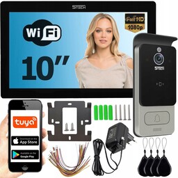 Wideodomofon Cyfrowy 5TECH Twin Wi-Fi Virgo 10" Ips