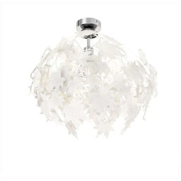 Lindby - Maple Lampa Sufitowa Ø38 White/Chrome