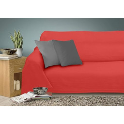 Miracle Home narzuta Caiman, 100% bawełna, bordowa, 220