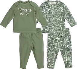 Meyco Baby Cheetah, 2-pak Piżama dla niemowląt (piżama