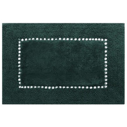 Eurofirany Dywanik łazienkowy CHIC Prostokątny Ciemnozielony