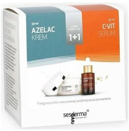 Sesderma Azelac + C-VIT Liposomal Serum ZESTAW Krem