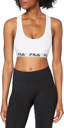 Fila damski biustonosz sportowy biały biały S