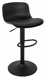 Krzesło barowe STOR TAP regulowane czarne KH010100941 -