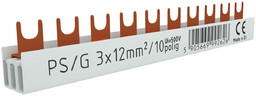 Szyna łączeniowa grzebieniowa PS/G 3-fazowa 10-modułowa 12mm2 80A