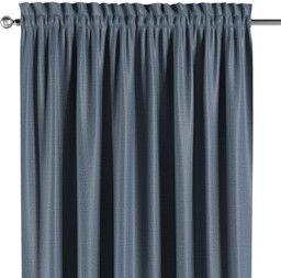 Zasłona na kanale z grzywką 1 szt., ciemny