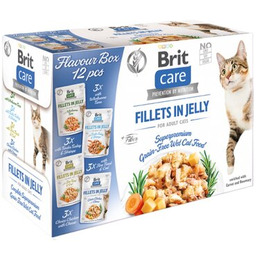 BRIT CARE Cat Fillets in Jelly mix 12x85g
