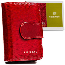 Portfel damski skórzany PTN 425214-SH-9985 Red