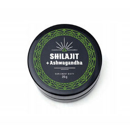 Shilajit, Oryginalne Ałtajskie Mumio Z Ashwagandhą Pasta, 25g