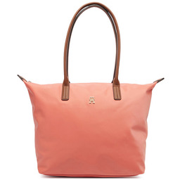 Torebka Tommy Hilfiger Popette Tote AW0AW17711 Koralowy