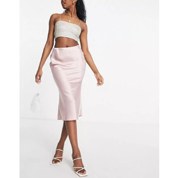 MISS SELFRIDGE SPÓDNICA SATYNOWA RÓŻOWA 36 1Z1D