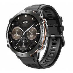 Sportowy Smartwatch Rubicon RNCF40 Czarny Kompas Barometr Rozmowy