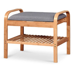 Elior Szary Stojak Na Buty Z Siedziskiem W9-G69