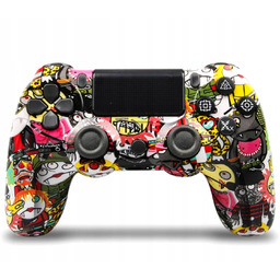 Pad PS4 Bezprzewodowy Playstation 4 Kolorowy Kontroler Stworki