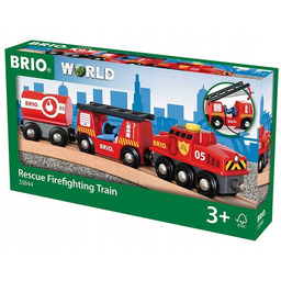 Brio World Pociag Straży Pożarnej