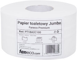 Papier toaletowy Faneco JUMBO Premium 12 rolek 2