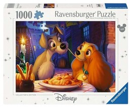 RAVENSBURGER Puzzle Disney Zakochany kundel (1000 elementów)