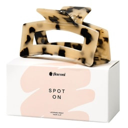 flaconi Collection Leo-Print Haarklammer aus Acetat Klamry