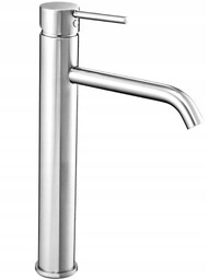 Bateria Umywalkowa Wysoka Chrom Nablatowa Łazienkowa Rea Lungo