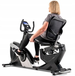 Rower stacjonarny treningowy poziomy regulowany elektromagnetyczny HopSport