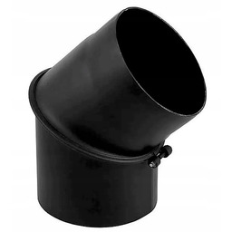 Kolano spalinowe fi 130 mm kąt 45 KNS130/45-CZ2