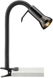Brilliant Regulowana lampa stołowa Flex 24705T06 zaciskowa metalowa