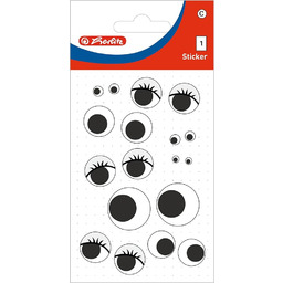 Herlitz 50034406 samoprzylepne naklejki dla dzieci, motyw: ruchome