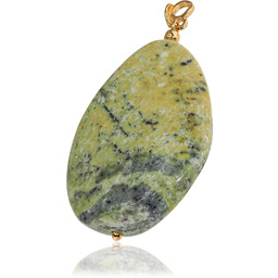 Turkus Żółty Elegancki Wisiorek Złote Srebro