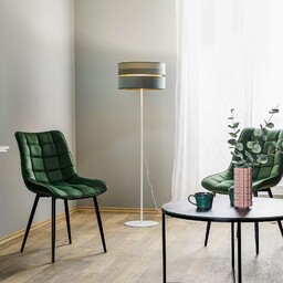 Duolla Lampa podłogowa Golden Duo miętowa/złota