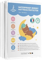 Wodoodporny ochraniacz na materac niemowlęcy 70 x 140
