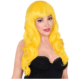 Żółta peruka Bella
