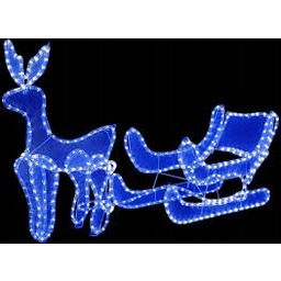 Duży Renifer Z Saniami Z Węża 16 m